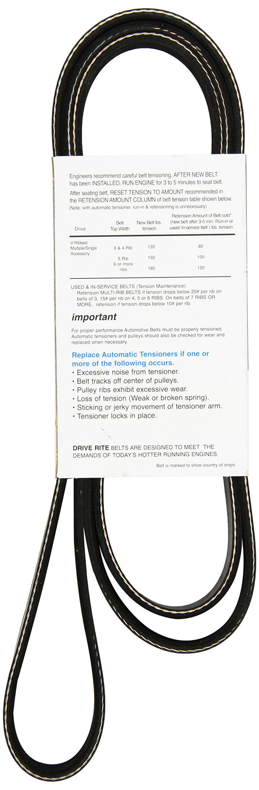 Dayco 5060775DR Drive Rite Serpentine Belt