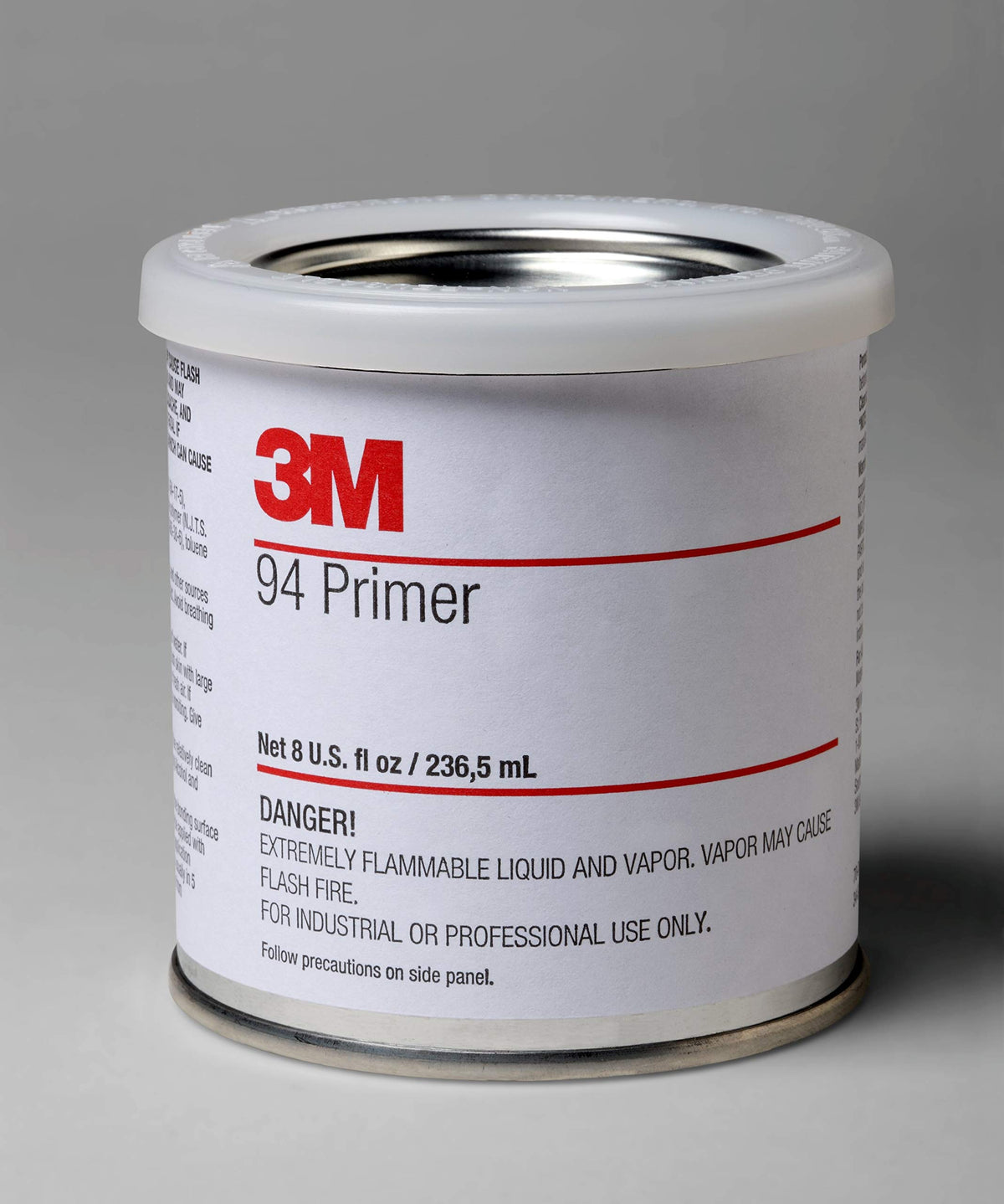 3M 23926 3M Tape Primer 94, Light Yellow, 1/2 Pint Can, Promotes Adhesion to Polyethylene, Polypropylene, ABS, PET/PBT Blends, Great for Automotive Detailing