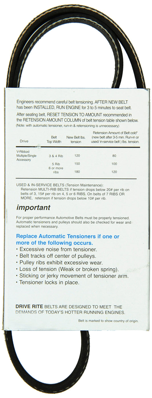 Dayco 5050355DR Serpentine Belt