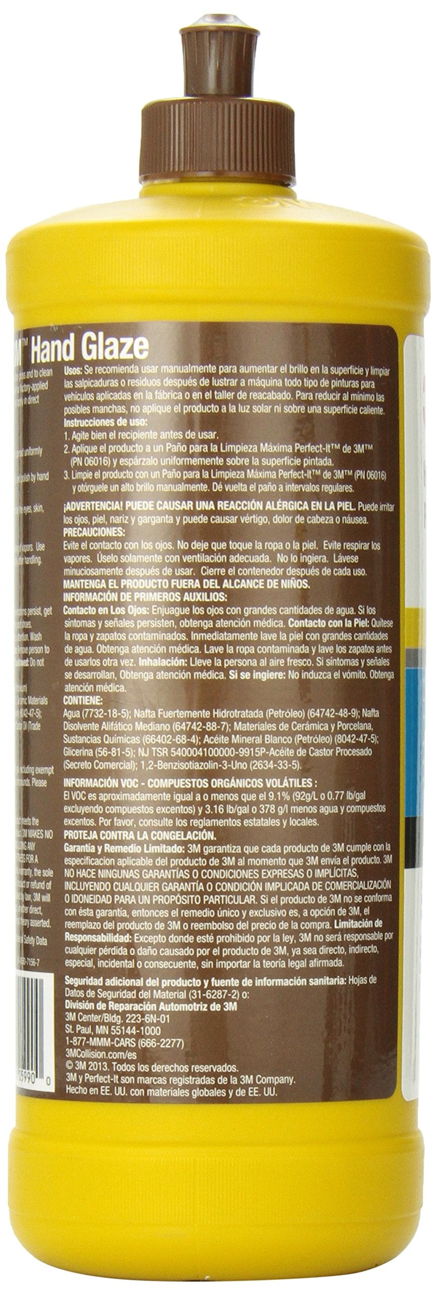 3M 05990 3M Hand Glaze, 05990, 1 qt (32 fl oz)