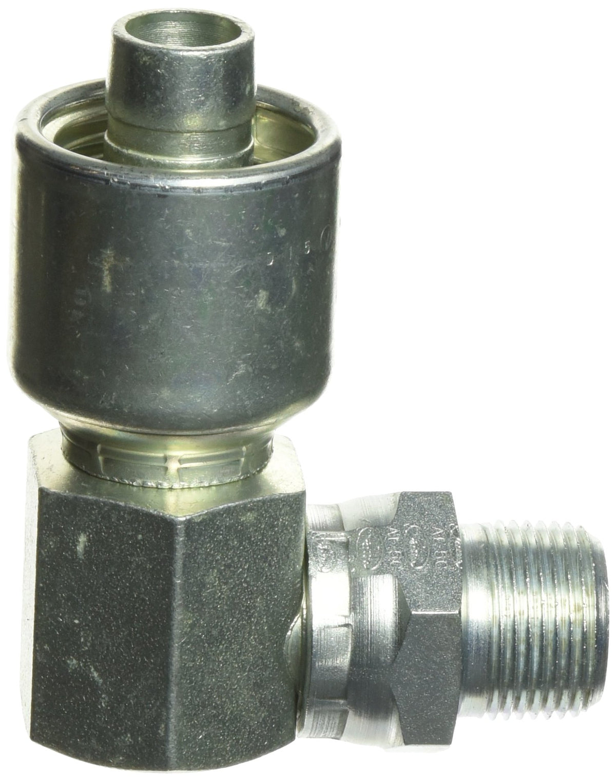 Gates G25106-1212 MegaCrimp Couplings, Male Pipe Swivel, 90