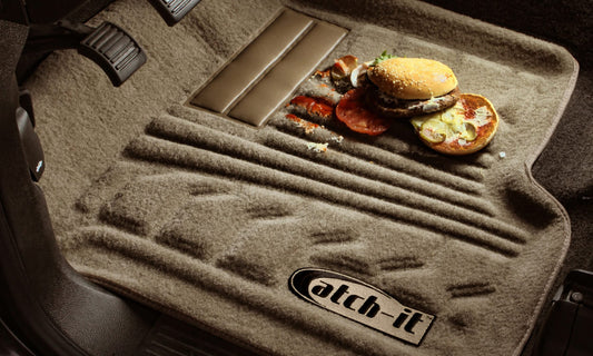 LUND 583136-G Lund 583136-G Catch-It Carpet Grey Front Seat Floor Liner, Set of 2, 1 Pack