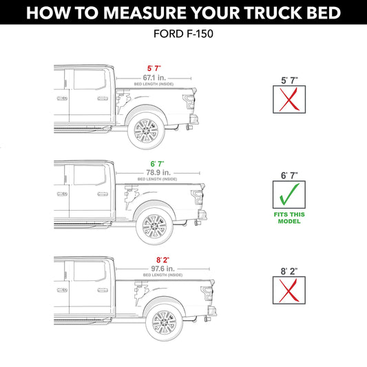 RealTruck T-80379 RealTruck Retrax RetraxPRO XR Retractable Truck Bed Tonneau Cover – T-80379 – Fits 2021 - 2025 Ford F-150 6' 7" Bed (78.9")