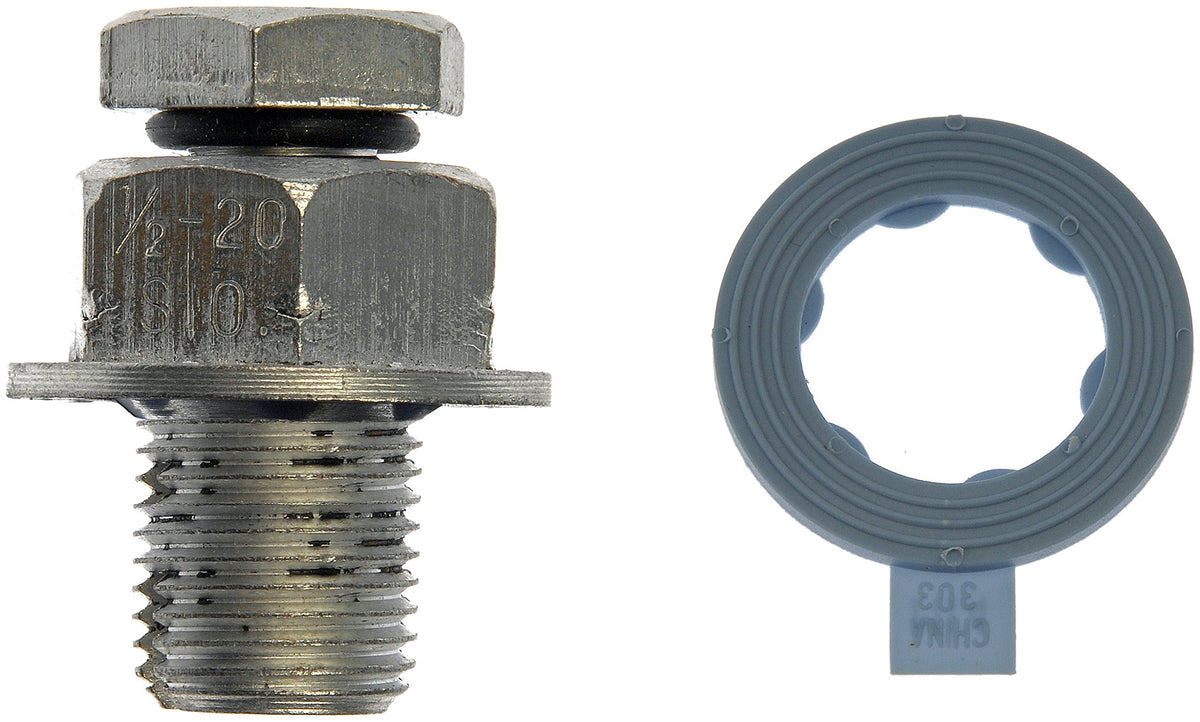 Dorman 090-035CD Oil Drain Plug Piggyback 1/2-20 S.O., Head Size