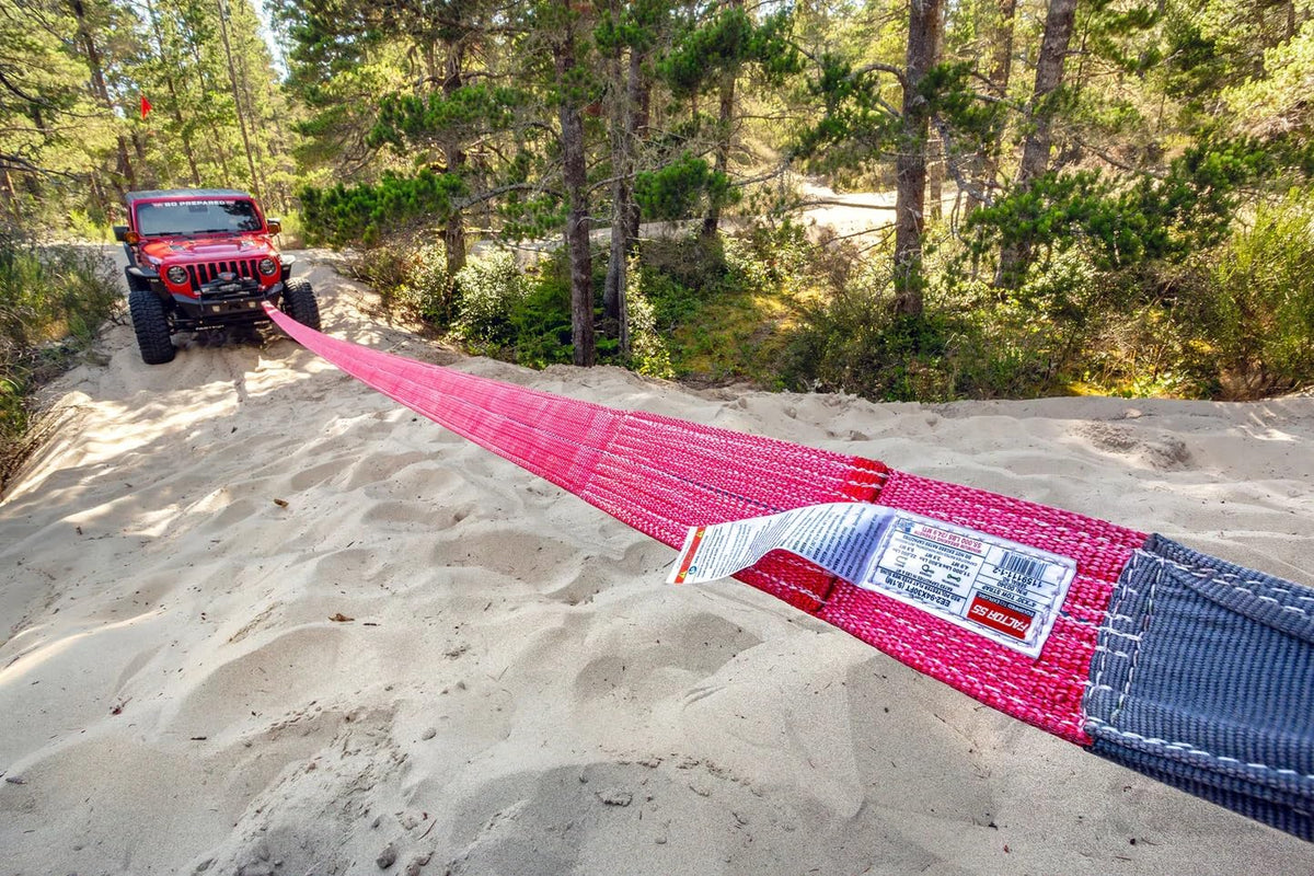 FACTOR 55 00340 Factor55 00340 4" x 30' Tow Strap Working Load Limit 11,000lbs Excellent Strength and Safety with Increased Abrasion and UV Resistance. Ideal for 4x4 Adventures, roadtrips and Long Trips