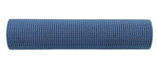 CAMCO 43278 Camco Slip Stop Liner - Prevents Sliding in RVs & Camper Kitchen Shelves and Drawers - Great for Toolboxes, Rugs, & More - Durable, Washable Material - 1' x 12' Roll - Slate Blue (43278)