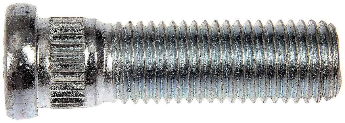 DORMAN 610-254 Dorman 610-254 M12-1.50 Serrated Wheel Stud - 12.73 mm Knurl, 41.5 mm Length Compatible with Select Models, 10 Pack (Made in USA)
