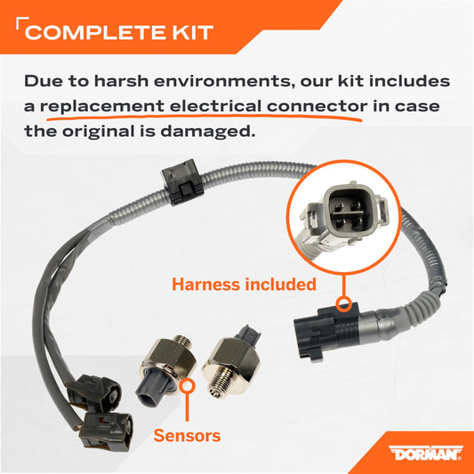 DORMAN 926-387 Dorman 926-387 Knock Sensor And Harness Kit Compatible with Select Lexus/Toyota Models