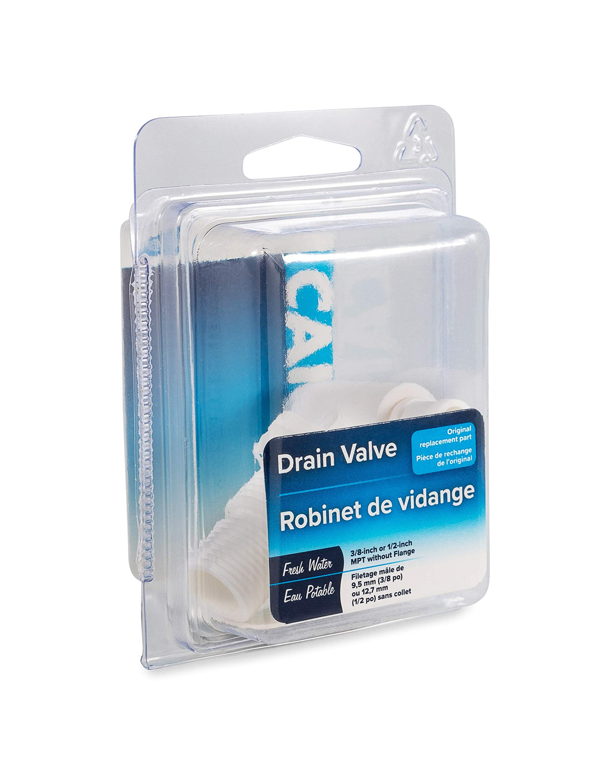 CAMCO 22243 Camco 22243 Drain Valve - 3/8" or 1/2" Male NPT