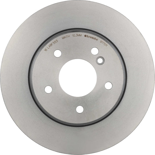 BREMBO 08.9175.11 Brembo 08.9175.11 UV Coated solid Rear Brake Rotor MERCEDES-BENZ OE# A2104230512