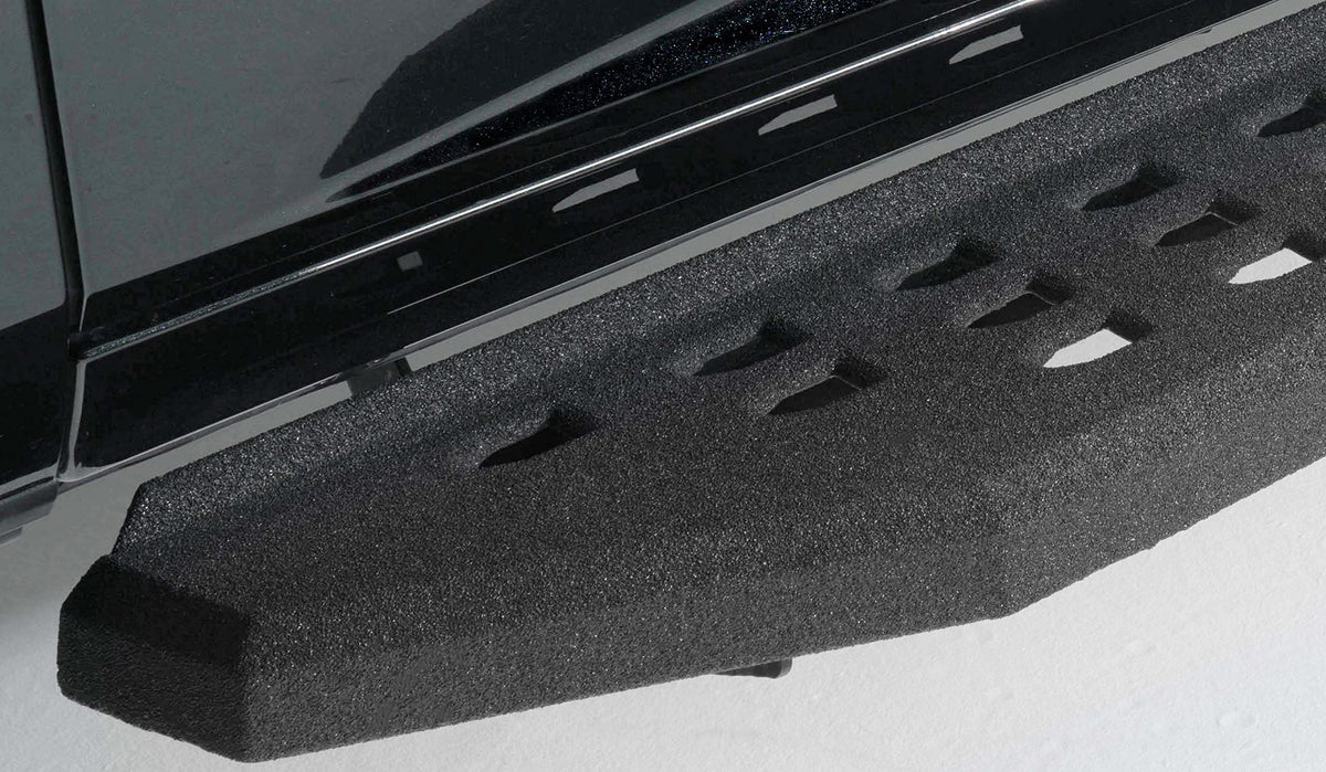 GO RHINO 69420687T Go Rhino RB20 Running Boards & Brackets | Galvanized Steel, Protective Bedliner Coating | 69420687T | Fits 2015-2023 Ram 1500 Classic Crew Cab & 2015-2018 Ram 1500 Crew Cab Classic Body Style