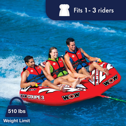 WOW SPORTS 21-1080 WOW Sports Coupe Cockpit Towable Tube - 1-3 Person