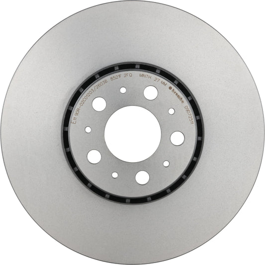 BREMBO 09D72511C02 Brembo 09.D725.11 UV Coated vented Front Brake Rotor VOLVO OE# 31400893