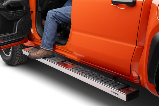 GO RHINO 6862443280PS Go Rhino 6" OE Xtreme II Sidesteps & Brackets | Cab Length, Polished Stainless Steel | 6862443280PS | Fits 2024 Toyota Tacoma Double Cab