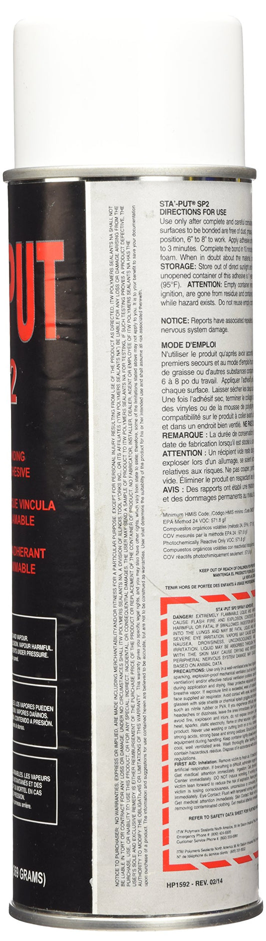 AP PRODUCTS 001-SP213ACC AP Products 001-SP213ACC Spray Adhesive - 13 fl. oz.
