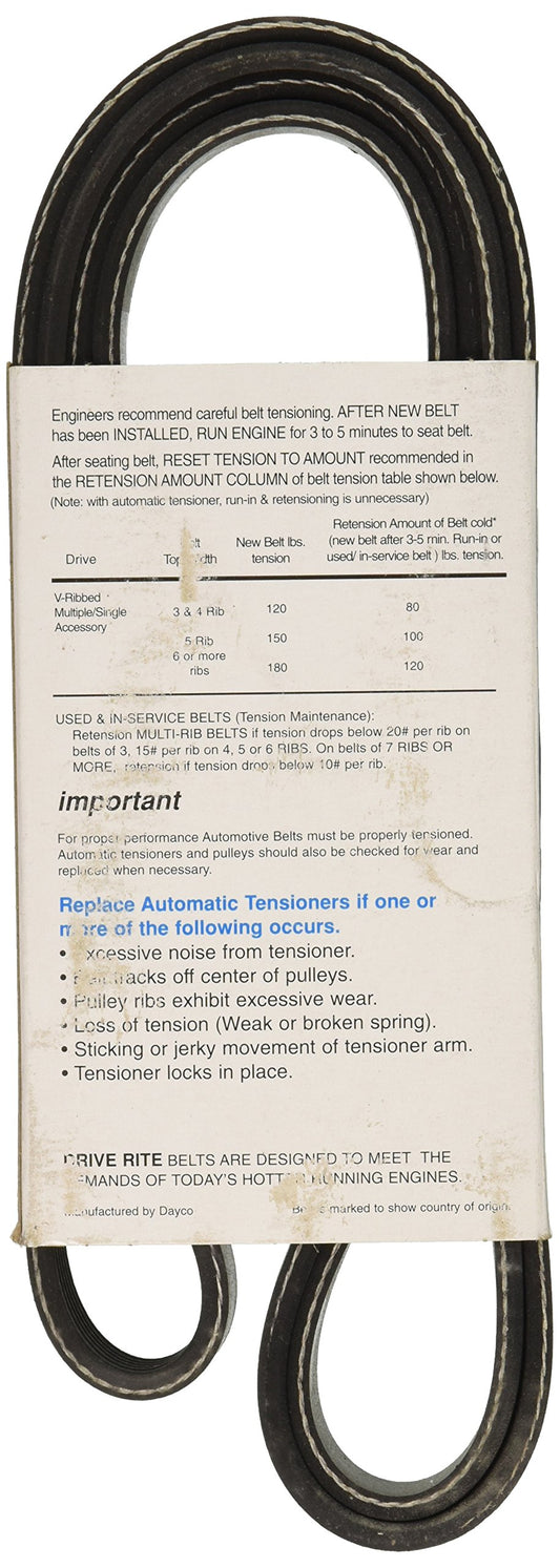 Dayco 5060755DR Serpentine Belt