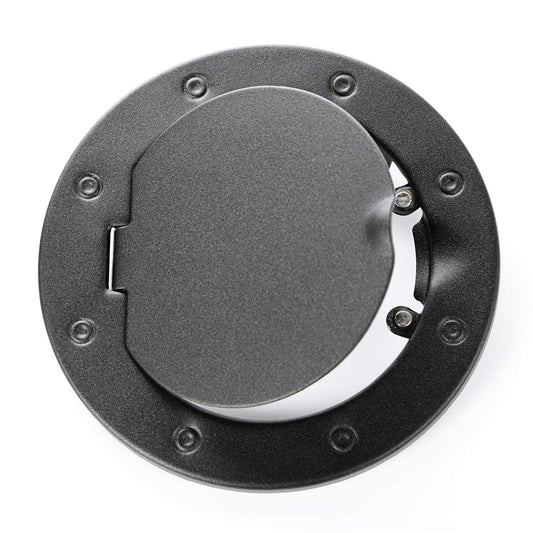 RUGGED RIDGE 11229.05 Rugged Ridge | Gas Cap Door, Non-Locking, Textured Black | 11229.05 | Fits 2007-2018 Jeep Wrangler JK/JKU