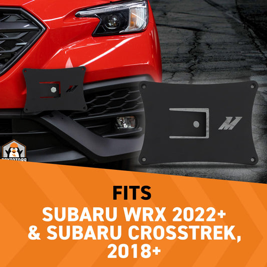 MISHIMOTO MMLP-WRX-22 Mishimoto License Plate Relocation Kit for Subaru WRX 2022+/Crosstrek