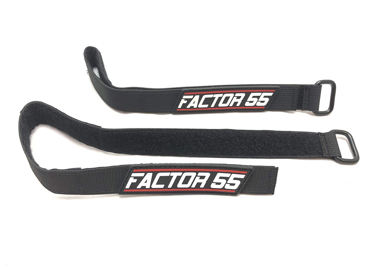 FACTOR 55 00071-2 Factor 55 Strap Wrap for Storing and Securing Gear, 1" Width x 20" Length - Pack of 2