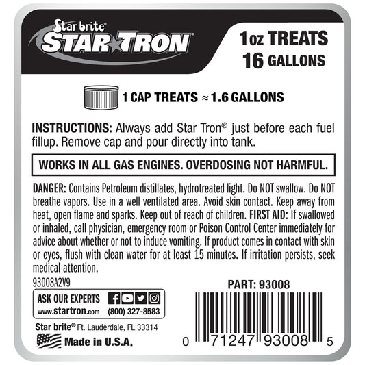 STAR BRITE 093008 Star brite Star Tron Gasoline Additive (8 oz)