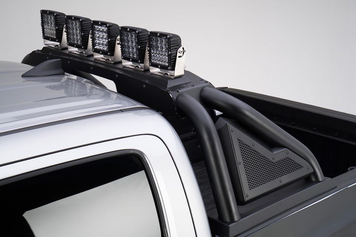 GO RHINO 915000T Go Rhino Sport Bar 2.0 w/Mounting for up to 6" Individual Lights & LED Light Bars up to 40" | Mild Steel, Textured Black | 915000T | Fits 2016-2023 Toyota Tacoma & Others (See Description)