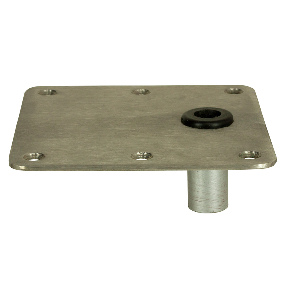 Springfield Marine 1620003 Springfield KingPin™ 7" x 7" Offset - Stainless Steel - Square Base (Standard)