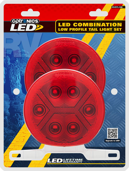 OPTRONICS RVSTL10K Optronics RVSTL10K LED RV RND TAIL LIGHT KIT