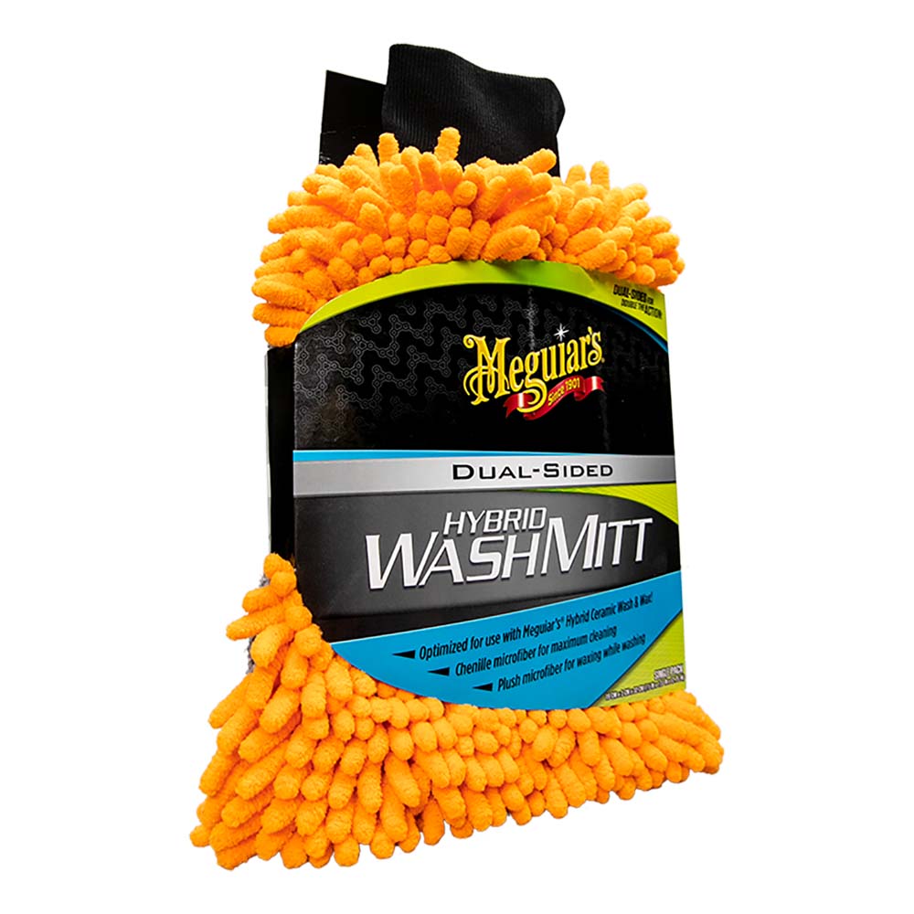 Meguiar's X210200 Meguiar's Hybrid Wash Mitt - Extremely Plush Microfiber Wash Mitt f/Gently Waxing While Washing
