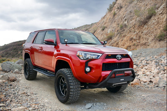 GO RHINO 545660T Go Rhino RC4 Bull Bar w/ Hole for 20" Single Row LED Light Bar & Mounting Brackets | Mild Steel, Textured Black | 545660T | Fits 2016 - 2023 Toyota 4Runner
