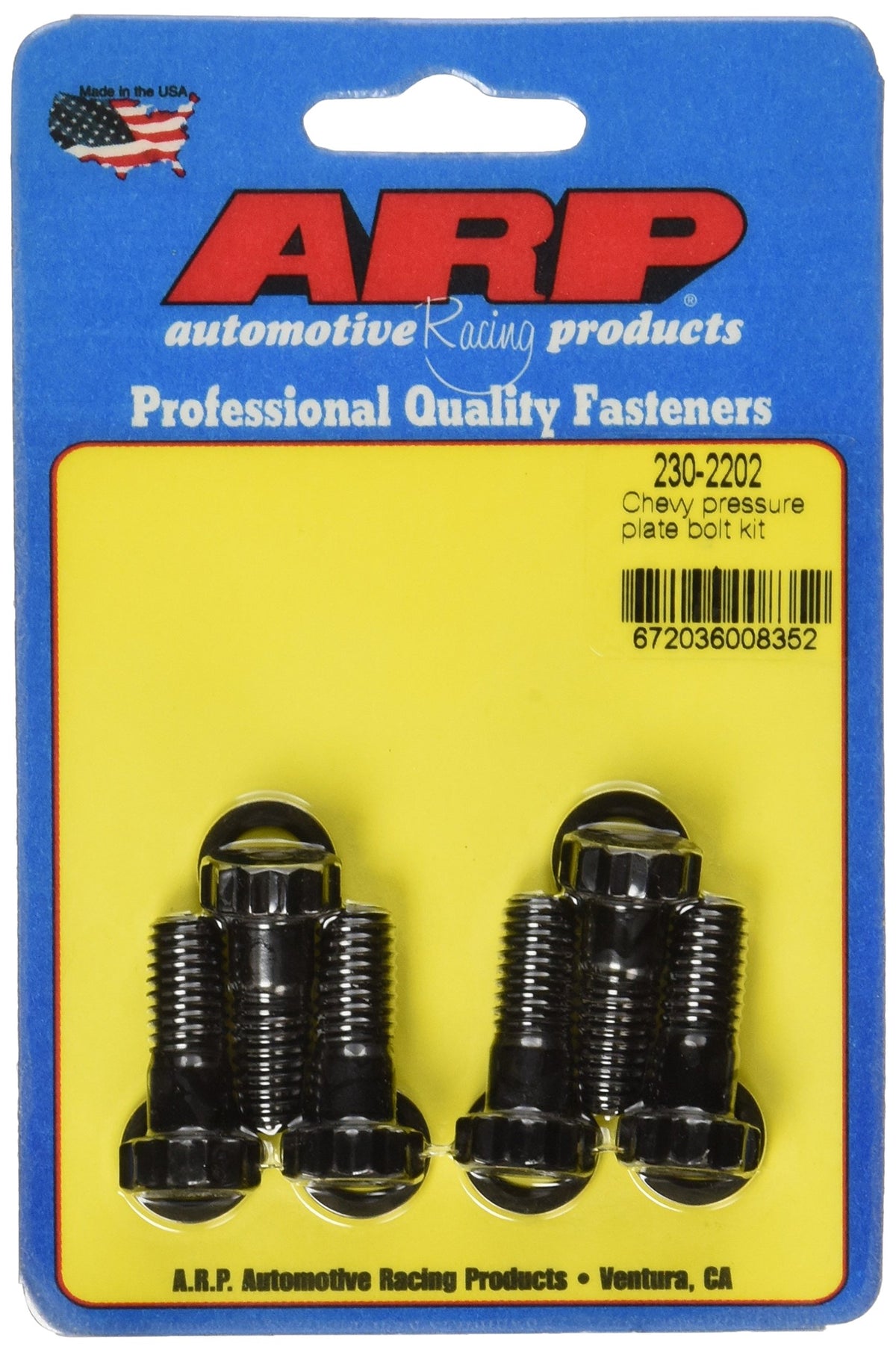 ARP 230-2202 ARP 2302202 Pro Series Pressure Plate Bolt Kit