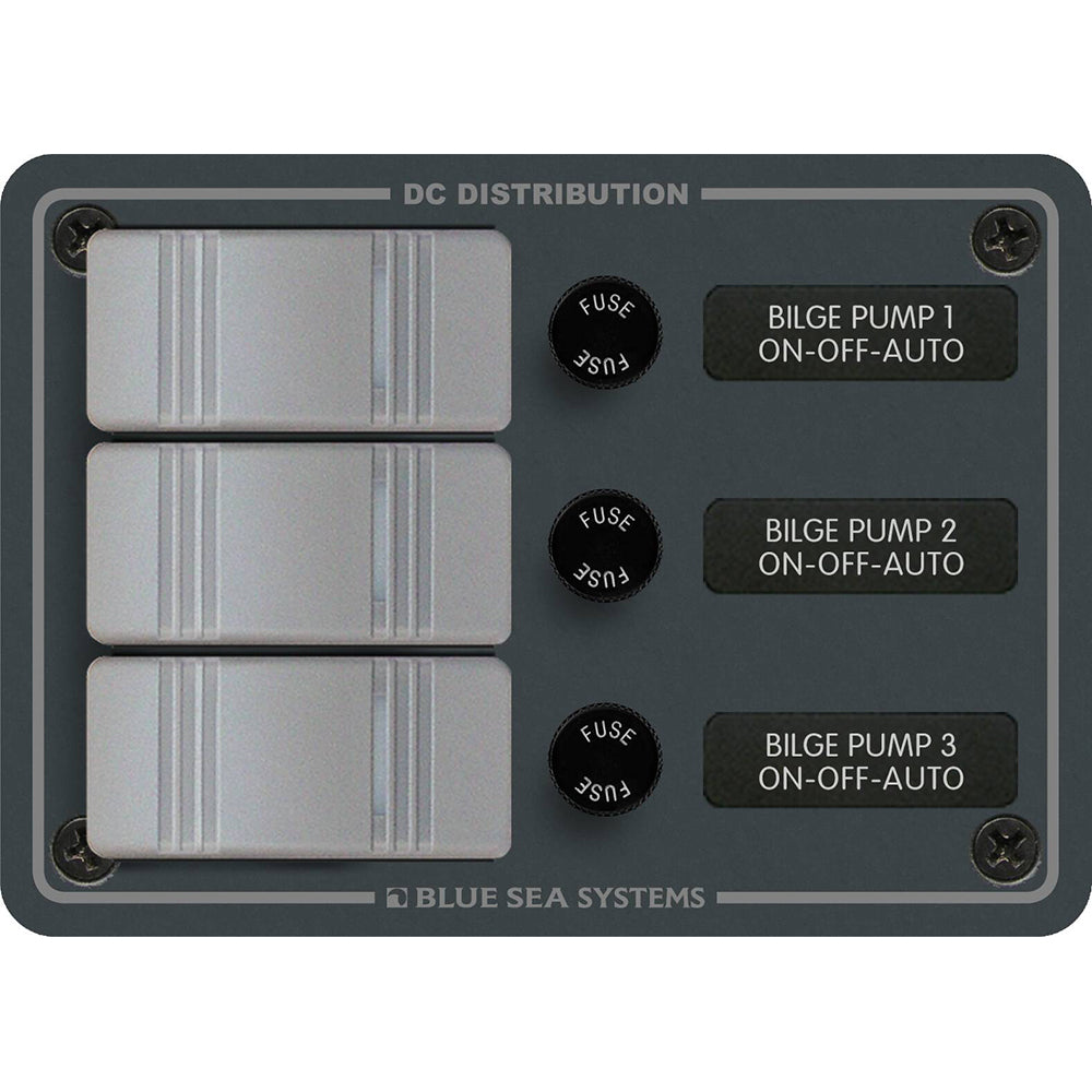 Blue Sea Systems 8665 Blue Sea 8665 Contura 3 Bilge Pump Control Panel
