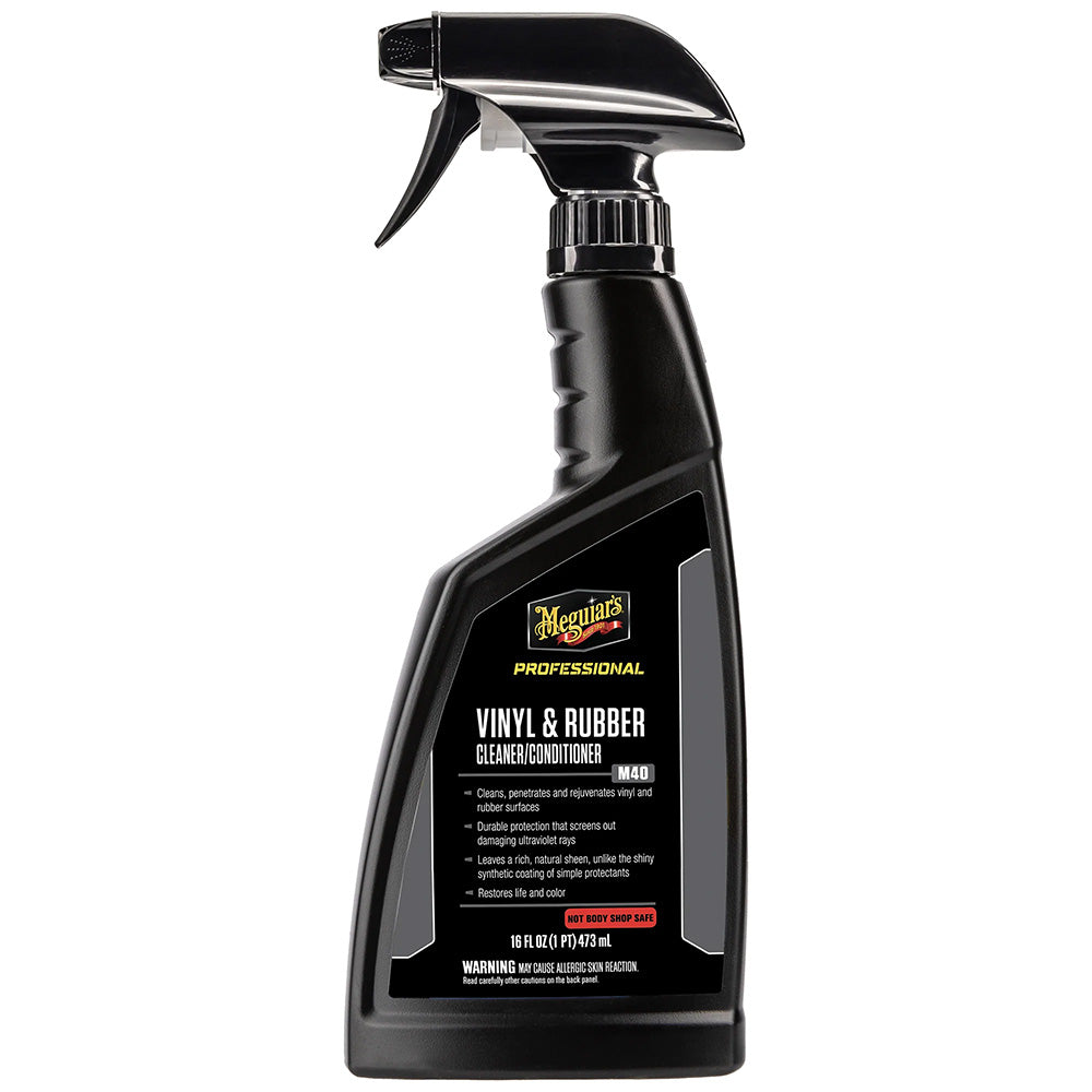 Meguiar's M4016 Meguiar's M40 Mirror Glaze Vinyl & Rubber Cleaner & Conditioner - 16oz