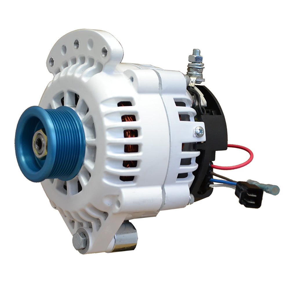 Balmar 621-120-J10 Balmar Alternator 120 AMP 12V 1-2" Single Foot Spindle Mount J10 Pulley w/Isolated Ground