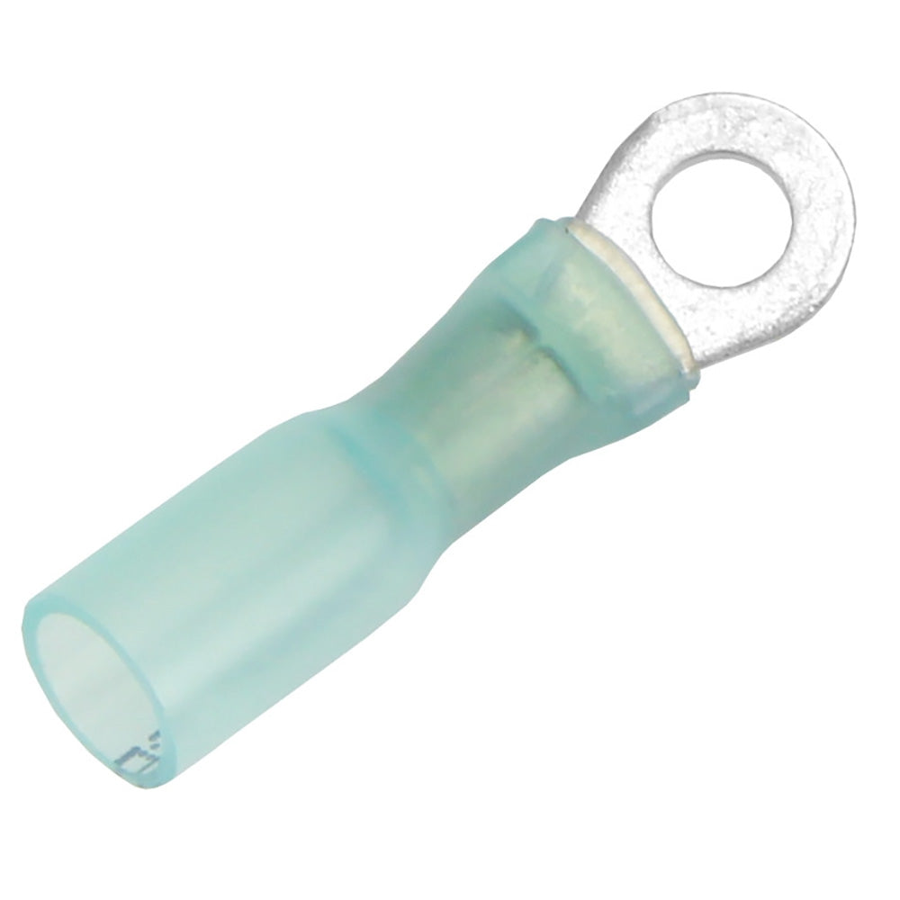 Pacer TE14-8R-25 Pacer 16-14 AWG Heat Shrink Ring Terminal - #8 Stud Size - 25 Pack
