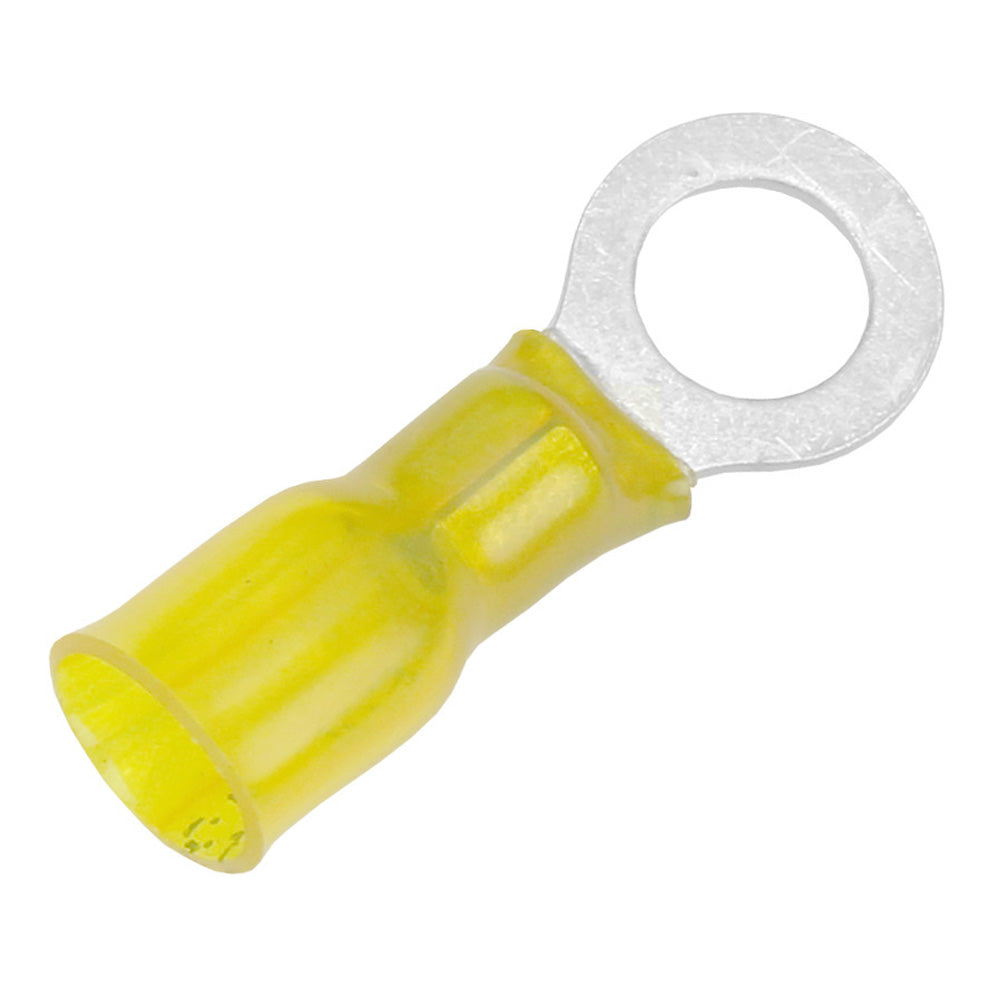 Pacer TE10-56R-25 Pacer 12-10 AWG Heat Shrink Ring Terminal - 5/16" Stud Size - 25 Pack