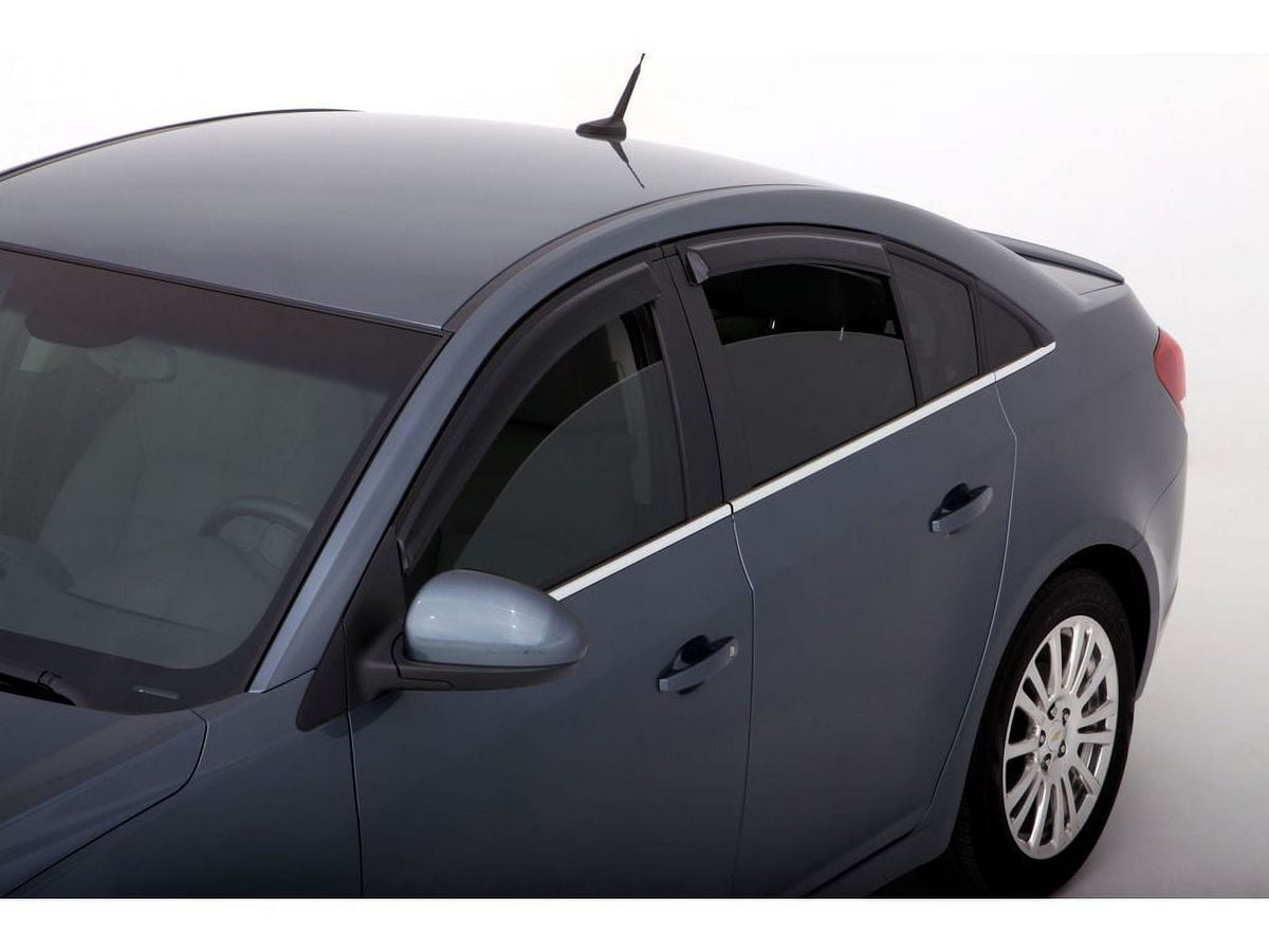 AVS 94611 Auto VentShade (AVS) 94611 Outside Mount Ventvisor Window Deflectors Front & Rear Set 4 Pc. Set Fits 2011-2015 Chevy Cruze