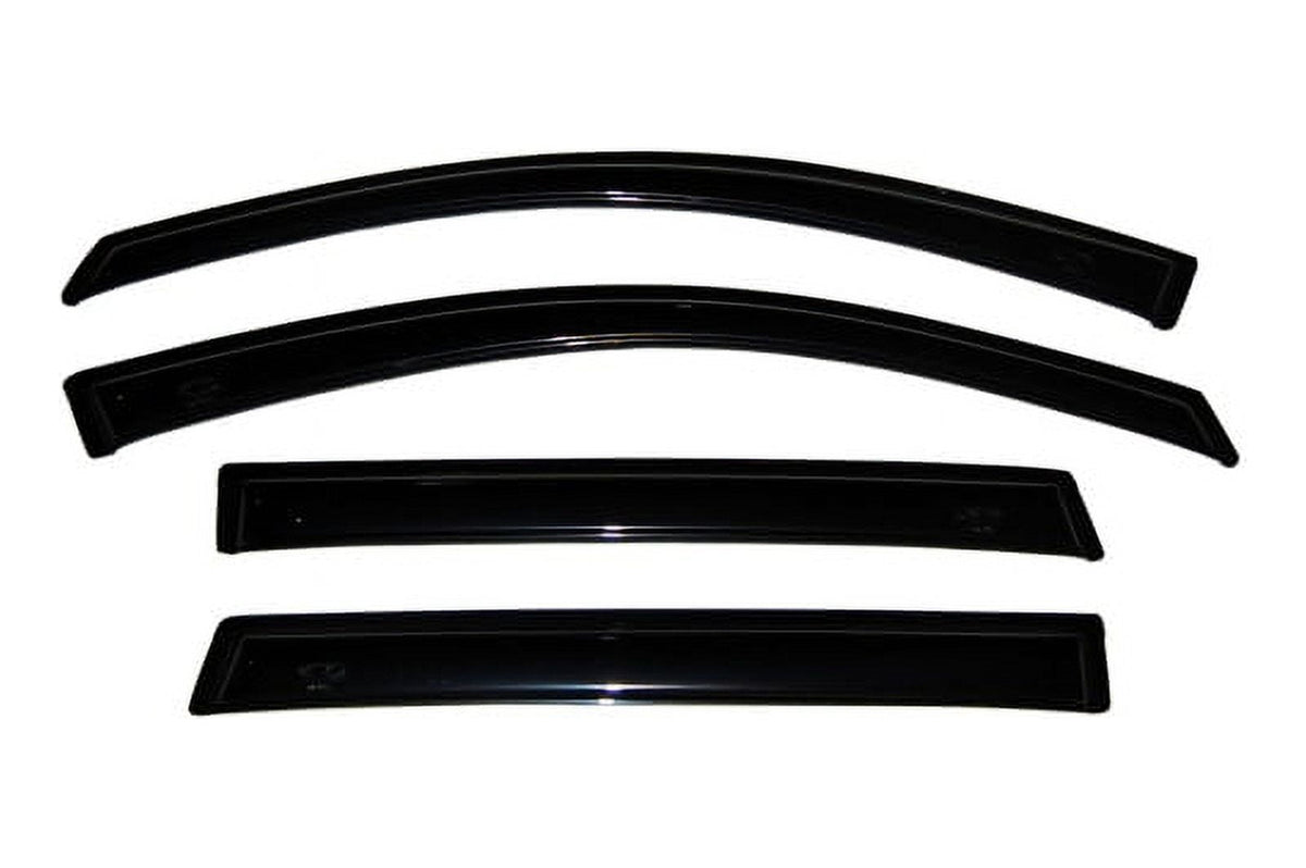 AVS 94249 AVS 07-18 Jeep Wrangler Unlimited Ventvisor Outside Mount Window Deflectors 4pc - Smoke
