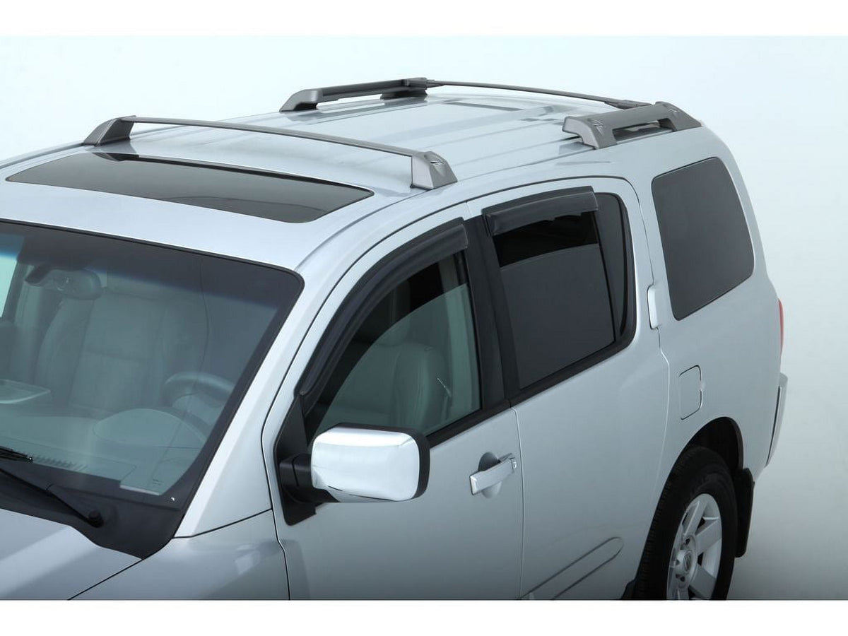 AVS 94134 Auto VentShade (AVS) 94134 Outside Mount Ventvisor Window Deflectors Front & Rear Set 4 Pc. Set Fits 2004-2015 Nissan Armada