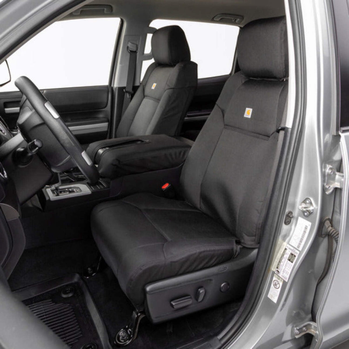 Covercraft GTF4245ABCOBK Covercraft 21-24 Ford F150 Carhartt Super Dux PrecisionFit Custom Front Row Seat Covers - Black