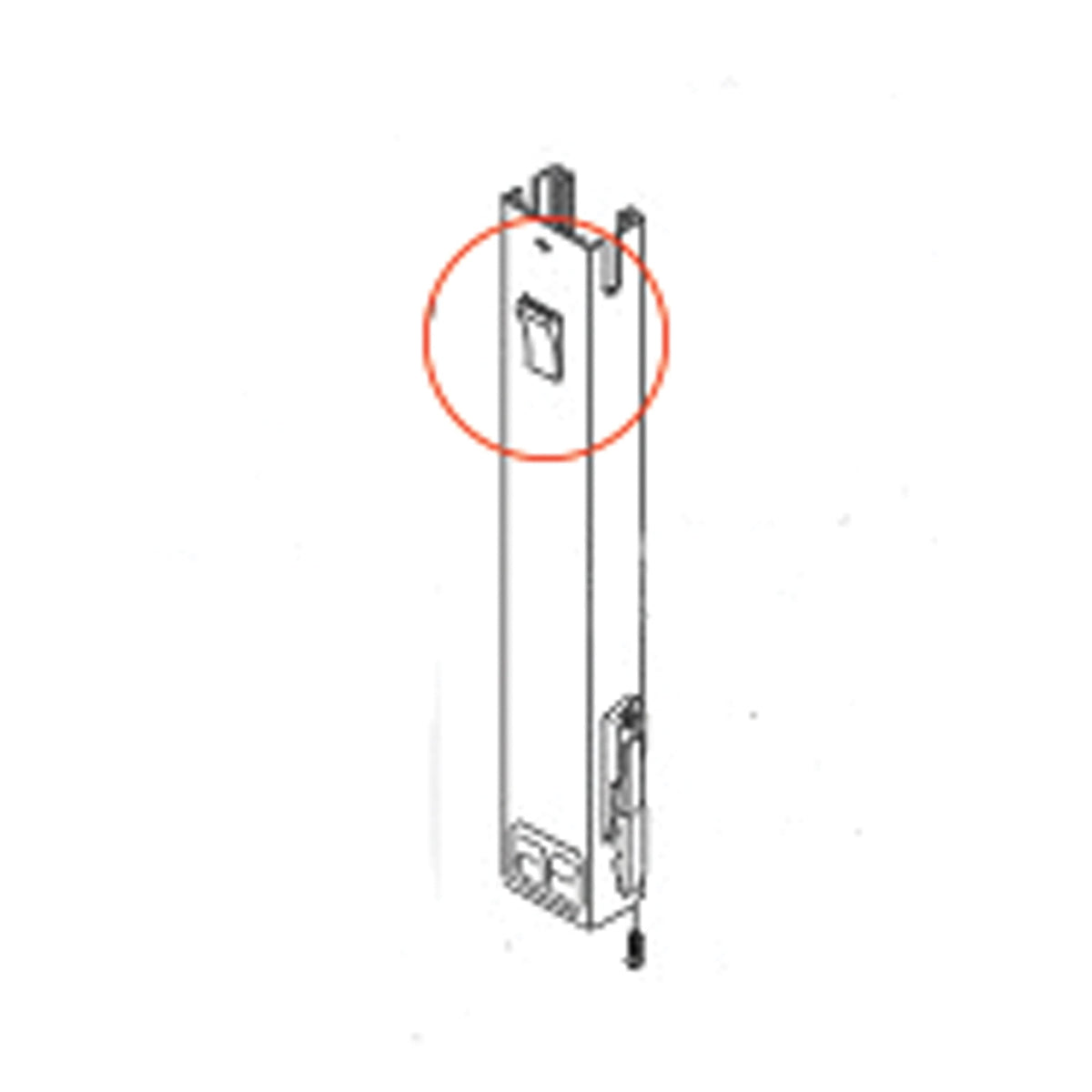 Dometic 830472P002 Dometic 830472P002 Optima Tension Rafter System - Slider Catch Assembly