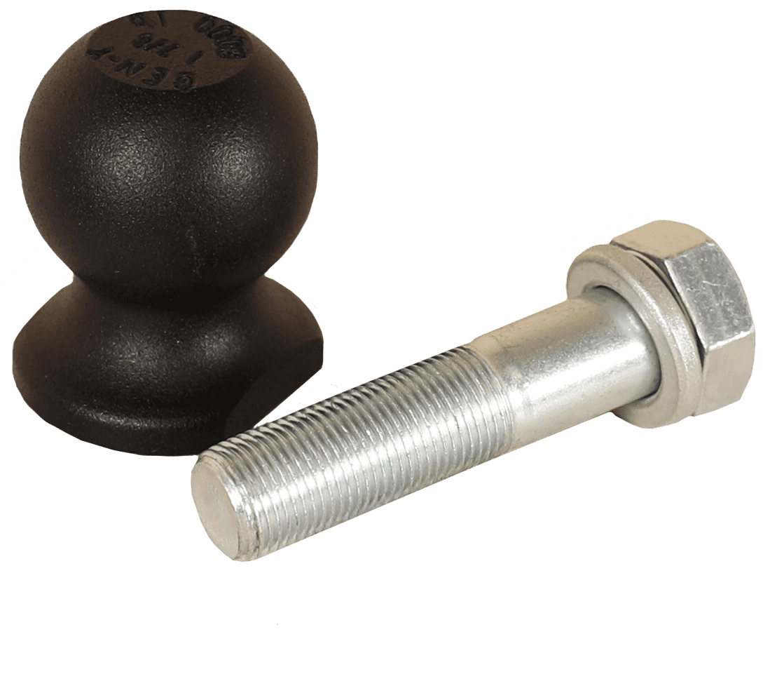 Gen-Y Hitch GH-090 GEN-Y GH-090 Bolt-On 1-7/8" Ball Mount Compatible with GEN-Y Dual-Ball Mount - 6,000 LB Towing Capacity - 600 LB Tongue Weight
