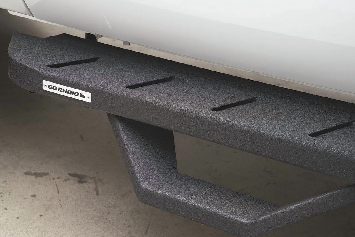 Go Rhino! 6342068720PC Go Rhino 6342068720PC RB10 Running Boards with Mounting Brackets, 2 Pairs Drop Steps Kit For Ram 15-18 1500, Ram 19-23 1500 Classic (Crew Cab Pickup)