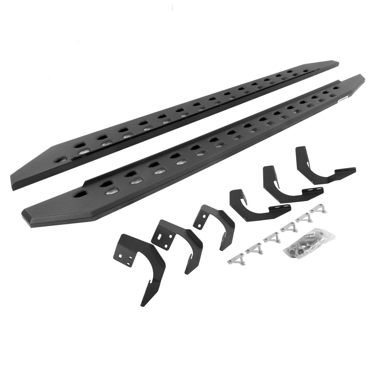 Go Rhino! 69430680SPC Go Rhino RB20 Slim Textured Black Running Boards Fits 2019-2026 Ram 1500 (69430680SPC)