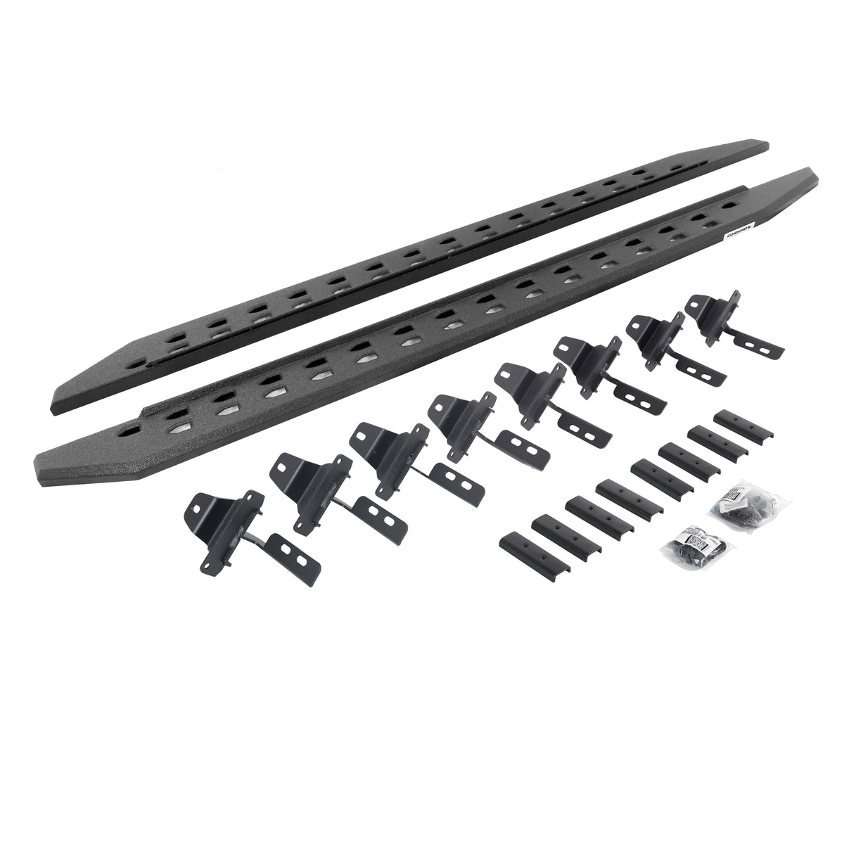 Go Rhino! 69451687ST Go Rhino 69451687ST RB20 Slim Line Running Boards with Mounting Bracket Kit For Jeep 20-23 Gladiator (Crew Cab Pickup)