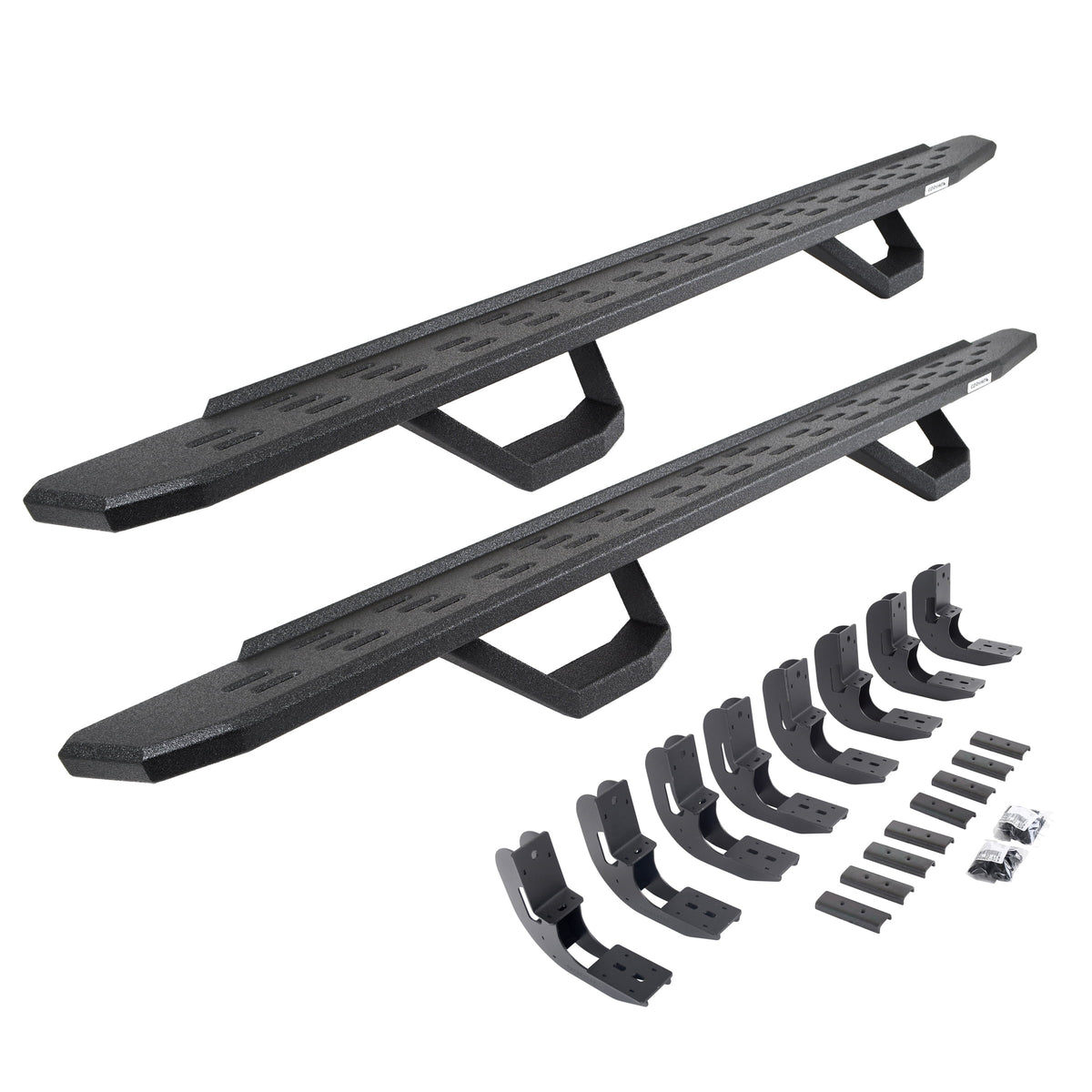 Go Rhino! 6960488720T Go Rhino 6960488720T RB30 Running Boards with Mounting Brackets, 2 Pairs Drop Steps Kit For 19-24 GMC, Chevrolet Fits select: 2019-2023 CHEVROLET SILVERADO, 2019-2023 GMC SIERRA