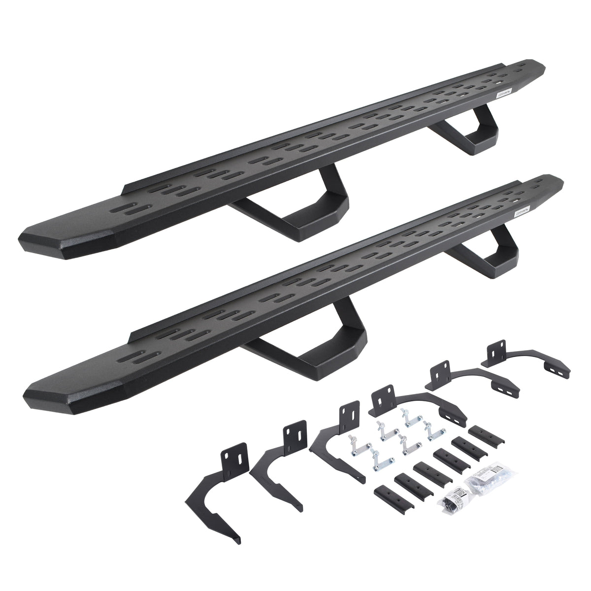 Go Rhino! 6960998020PC Go Rhino 6960998020PC RB30 Running Boards with Mounting Brackets, 2 Pairs Drop Steps Kit For Ram 11-14 1500, Dodge 09-10 Ram 1500 (Extended Cab Pickup)