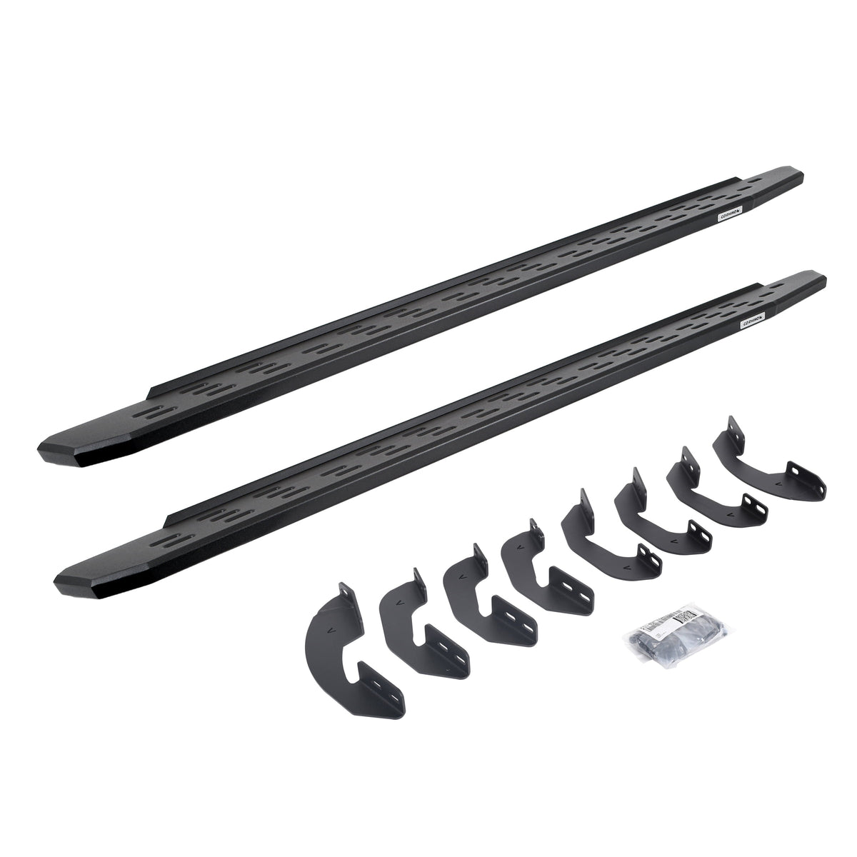 Go Rhino! 69641687PC Go Rhino 69641687PC RB30 Running Boards with Mounting Bracket Kit - Crew Max Only For Toyota 07-21 Tundra (Crew Cab Pickup)