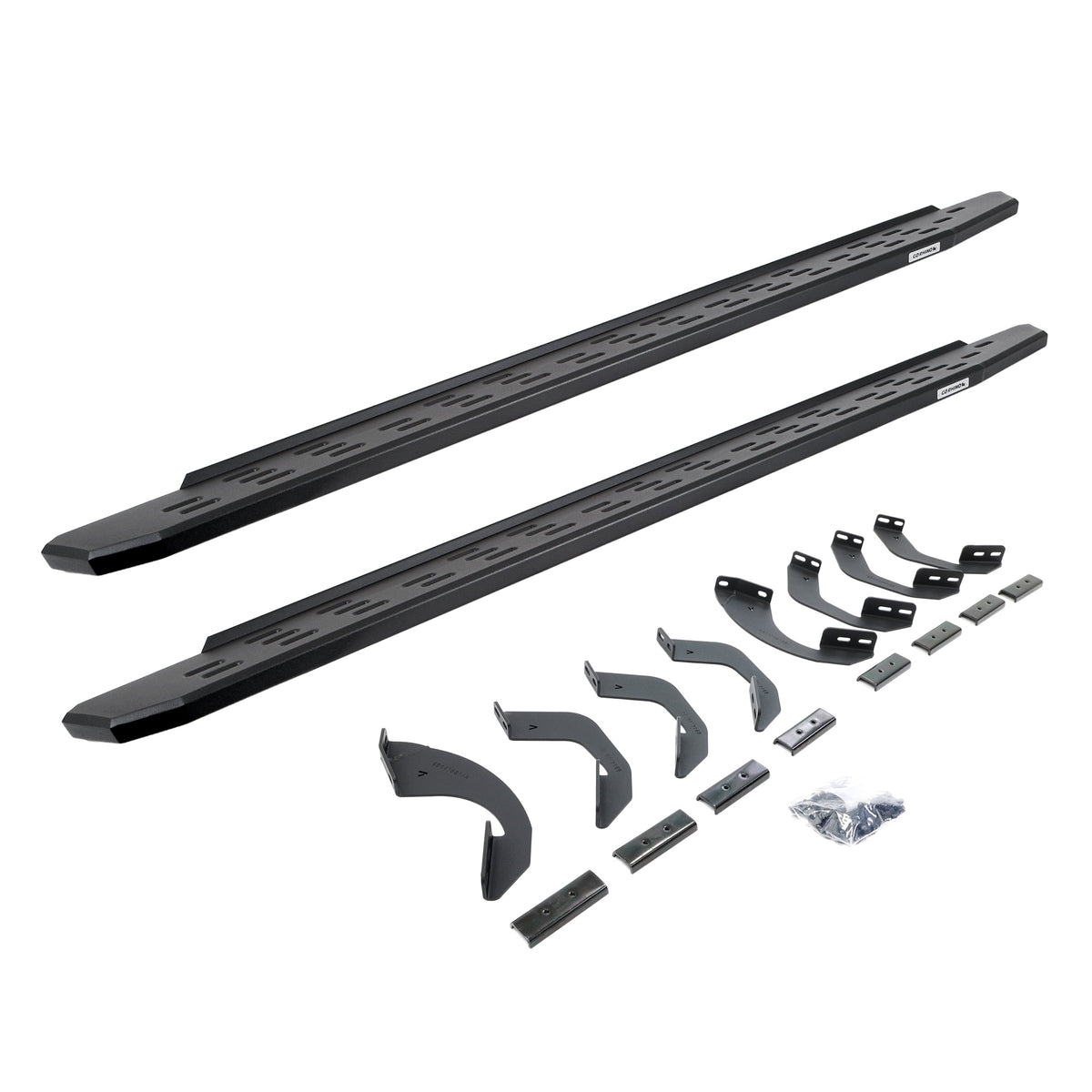 Go Rhino! 69643687PC Go Rhino 69643687PC RB30 Running Boards with Mounting Bracket Kit - Crew Max Only For Toyota 22-24 Tundra (Crew Cab Pickup)