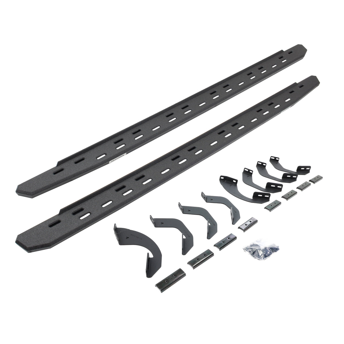 Go Rhino! 69643687ST Go Rhino 69643687ST RB30 Slim Line Running Boards with Brackets Kit - Crew Max Only For Toyota 22-24 Tundra (Crew Cab Pickup)