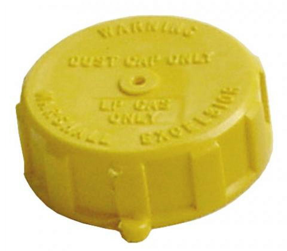 Marshall Excelsior Company ME109 Marshall Excelsior ME109 Propane Tank Valve Cap for 1-3/4" Valve Yellow Plastic